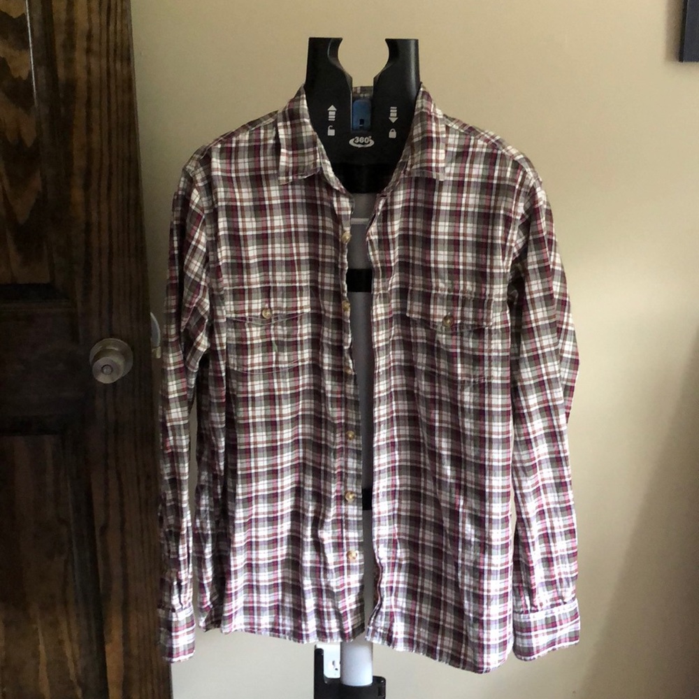 Casual bottom down shirt slim fit